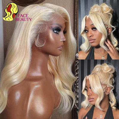 360 Lace Frontal Wig 613 Blonde 13x4 13x6 Body Wave Lace Front Wig Preplucked Brazilian Lace Front Human Hair Wigs 30 32 38 Inch