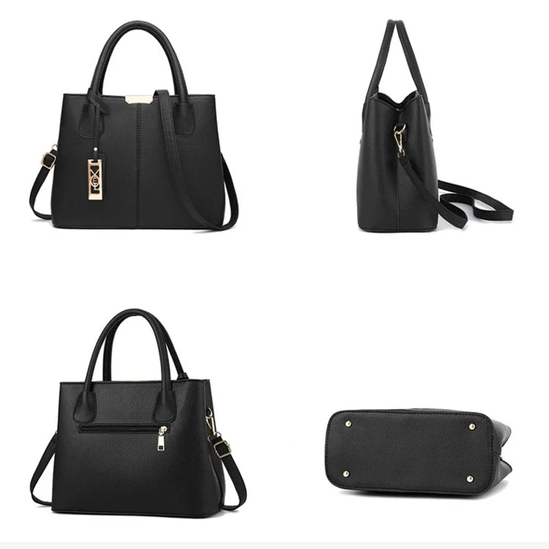 Famous Designer Brand Bags Women Leather Handbag New Luxury Ladies Purse zwq