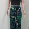 Women Fashion Print Halter V-Neck Short Tank Suit Tops Long Pants Matching Set Summer Casual Female Slim Pants Two Piece Sets