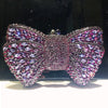 Newest Rhinestone Green/Black Clutch Purse Bow Luxury Diamond Women Red Evening Clutches Bags Wedding Bridal Bag Stones Handbags