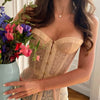 Spicy Girl Sexy Tight Corset Lace Hollow Sleeveless Strapless Top 2025 Summer Fashion Women Street Trendy Vest