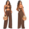 Two Piece Set Women Outfits Summer 2 Piece Set Club Outfits for Women Pants Sets Crop Top Summer Clothes Woman 2022 Wholesale