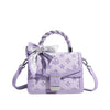 Designer Handheld Small Square Bag 2025 New Style Bow Sweet and High Quality Texture Single Shoulder Cross Shoulder Female