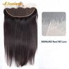Annione 13x4 Straight Frontal Lace Only Real HD Transparent Lace 4x4 5x5 Closure 100% Brazilian Human Hair HD Pre plucked Lace