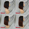 4/30/4 Farbe Echthaar Bob Perücke Glatt 13x4 Lace Front Echthaar Perücken Brasilianische Perücke Kurze Echthaar Bob Perücken Ombre Perücke