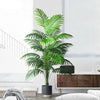 90-180cm Large Fake Palm Tree Artificial Tropical Plants Plastic Monstera Leaves Big OliveTree Foliage for Home Garden Decor