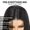 Bob Wig Human Hair Glueless Wigs Human Hair Pre Plucked BOB Wig Human Hair 13X4 Human Hair Lace Frontal Wig Straight Lace Front
