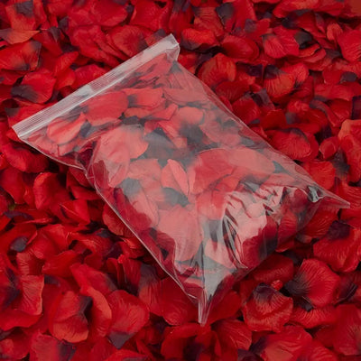 5000/100 Stück Künstliche Gefälschte Rosenblätter Rot Bunt Simulation Seidenrosenblütenblätter für Valentinstag Hochzeit Party Romantische Dekoration