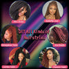 Yeaful 18 Inch Synthetic Marley Twist Braiding Hair Red Black Brown Ginger Bug Blonde #4 Pre Looped Marley Twists Crochet Hair