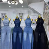Summer New Style Women's Jumpsuit High Waist Denim Sleeveless Collared Pant One Piece Suit Chinese Manufacturer Origin