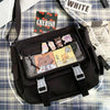 Y2K Waterproof Canvas School Bags Messenger Bag Women Handbags Student Shoulder Bag Fashion Large Capacity Crossbody Bag Itabag