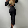 TWOTWINSTYLE Solid Hollow Out Patchwork Belt Blazers For Women Notched Collar Long Sleeve Spliced Single Breasted Blazer Female