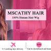 Full Machine Made Dovetail Human Hair Wigs Body Wave Short Pixie Cut Wig With Bangs Glueless Brazilian Remy Hair Wigs For Women