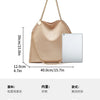 Designer's retro braided chain environmental microfiber handbag Women's new fashion multi-functional large capacity shoulder bag