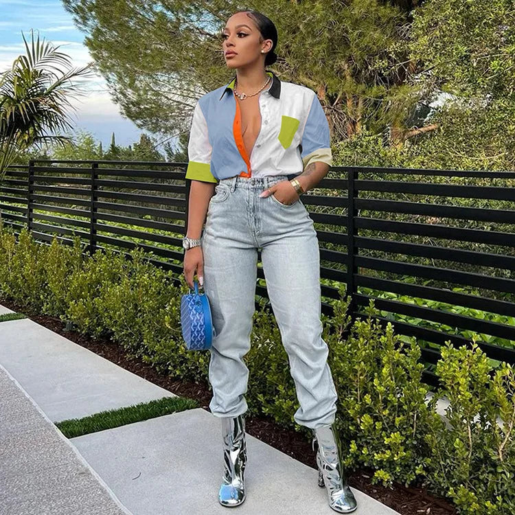 2022 Summer Women Blouses Half Sleeve Spring Blouse Woman Blouse Shirt Office Elegant Work Shirt Top Blusas Mujer De Moda