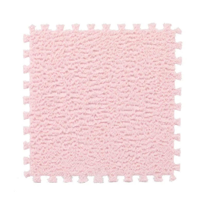 Eva-Schaumstoff-Puzzle-Teppich, weiche Plüsch-Kindermatte, Babyspielzeug, Baby-Spielmatte im Kinderzimmer, warmhaltende Spielmatte