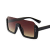 Neuartige Sonnenbrillen für Herren und Damen – modische, mehrfarbige große Rahmen, quadratisch, rundes Gesicht, Retro-Integrationsbrille