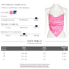 Bandage Halter Hot Sexy Navel Pink Crop Top 2021 Summer Sexy Female Art Print Sleeveless Fashion Slim Tight Party Club Outer