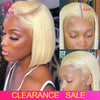613 Bob Honigblonde Lace Front Echthaarperücken Für Frauen Echthaar Remy Brasilianisch Günstig 13x4 Glatte Kurze Bob Perücke 10 14 Zoll