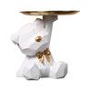 Geometrischer Bär Schlüsselhalter Figur Eingang Bastelarbeiten Harz Schreibtisch Dekoration Süßigkeiten Kleinigkeiten Haushaltswaren für Zuhause Wohnzimmer