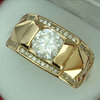 1pcs Luxury Women Ring Metal Carving Gold Color Inlaid Zircon Stones Couple Ring Bridal Engagement Wedding Jewelry