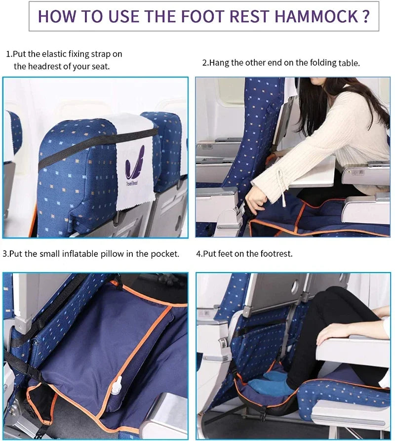 Auto Reisebett Kinder Und Erwachsene Alle Können Benutzen Auf Einem Langstreckenflug Zum Schlafen Sitzen Fuß Fahrrad Baby Reise Hängematte Zubehör