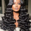 Loose Deep Wave 13x6 HD Lace Frontal Human Hair Wigs Brazilian Curly Wigs 13x4 Human Hair Lace Front Wig Preplucked Remy Hair