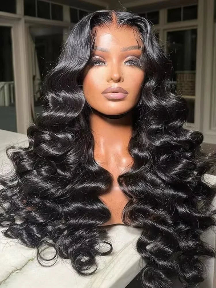 Loose Deep Wave 13x6 HD Lace Frontal Human Hair Wigs Brazilian Curly Wigs 13x4 Human Hair Lace Front Wig Preplucked Remy Hair