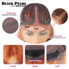 Black Pearl Ginger Lace Front 100% Human Hair Quality Wigs Glueless Wig Short Straight Bob Wig Lace Front Human Hair Wig