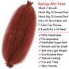 24 Zoll Kinky Afro Springy Braiding Crochet Hair 18 Zoll Marley Kinky Crochet Braids Hair Soft Afro Kinky Twist Crochet Braid Hair
