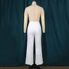 Elegante Jumpsuits & Playsuits für Damen O-Ausschnitt Kurzarm Perlenbesetzt Hohe Taille Luxuriöses Outfit für weibliche Geburtstags-Dinnerpartys