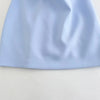 TRAF Damenkleid schulterfrei Korsett Kurze Kleider Gerafftes rückenfreies blaues schwarzes weißes Kleid Damen sexy Bodycon Partykleider