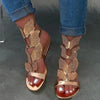 2022 Summer Fashion Sandals for Women Plus Size Butterfly Crystal Gladiator Sandals Comfortable Open Toe Shoes Woman Sandalias