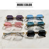 Small Frame Hexagon Rimless Sunglasses Men Retro Frameless Sun Glasses for Women 2024 Luxury Brand Square Eyewear UV400 Shades