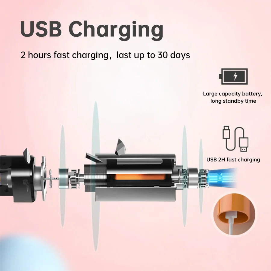 Tongwode Oralreinigungs-Elektrozahnbürsten Langlebige Intelligente Kabellose Wiederaufladbare Automatische Ultraschall-Elektrozahnbürste