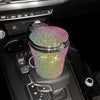 Crystal Diamond Car Ashtray Auto Portable Bling Cigarette Smokeless with LED Light Indicator Car Accessories for Women