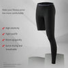 Men Compression Pants Base Layer Exercise Trousers Running Tight Sport Cropped One Leg Leggings Basketball Football Yoga Fitness
