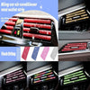 10 Stücke Diamant Auto Klimaanlage Outlet Streifen Bohrer U Form Strass Clip Dekoration Glänzende Kristall Trim Streifen Auto Zubehör
