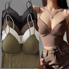 Knitted Binder Chest Woman Tops Spaghetti Strap Corset Crop Camis With Built in Bras Korean Fashion Woman Vest Camisole