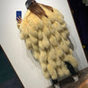 GO BALLISTIC YA Fox Fur Coat 2023 Winter New Natural Fur Clothing Fur Outwear 7337