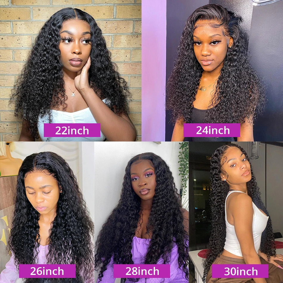 Deep Wave Human Hair Bundles 3/4 Bundles Deal Malaysian Hair Weaves 100% Rew Curly Human Hair Extensions 8-40 inch Virgin Hair