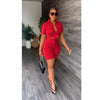 CM.YAYA INS Women's Set Short Sleeve Pocket Front Shirt and Pocket Side Shorts Suit 2023 Cargo Two 2 Piece Set Outfit Tracksuits