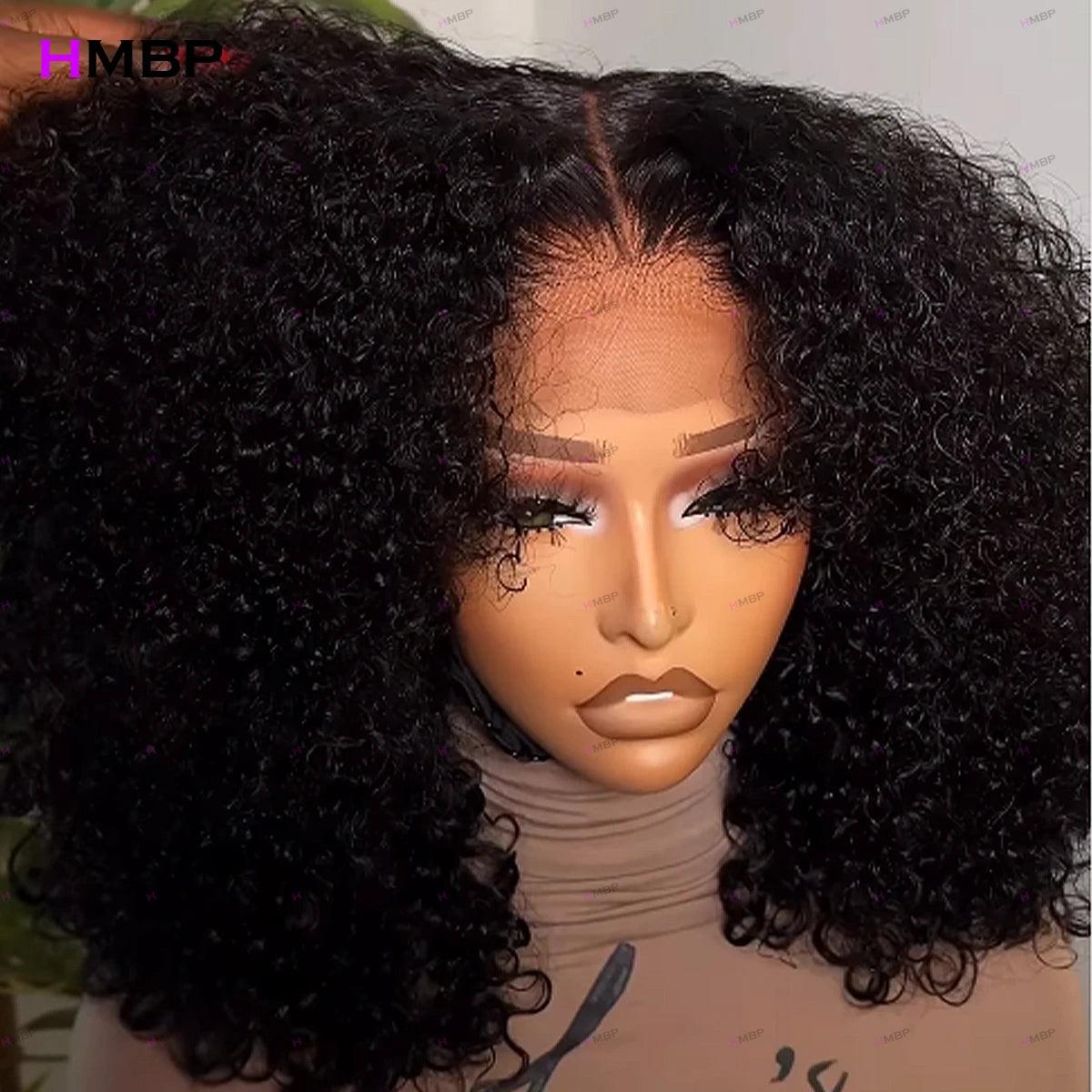 450 Density Afro Kinky Curly 360/13x6 Hd Lace Wigs Glueless Lace Frontal Wigs Human Hair Pre Plucked 30 32 Inches For Women HMBP