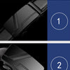 Men's High-Quality Belt 110cm 120cm 130cm Luxury Belt, Black Men's Automatic Buckle Jeans Men's Belt Suit Belt