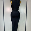 Mode Schwarz 3D Blumen Bodycon Langes Bandage Kleid Celebrity Elegantes Party Geburtstagskleid Damen Ärmellose Sexy Vestidos