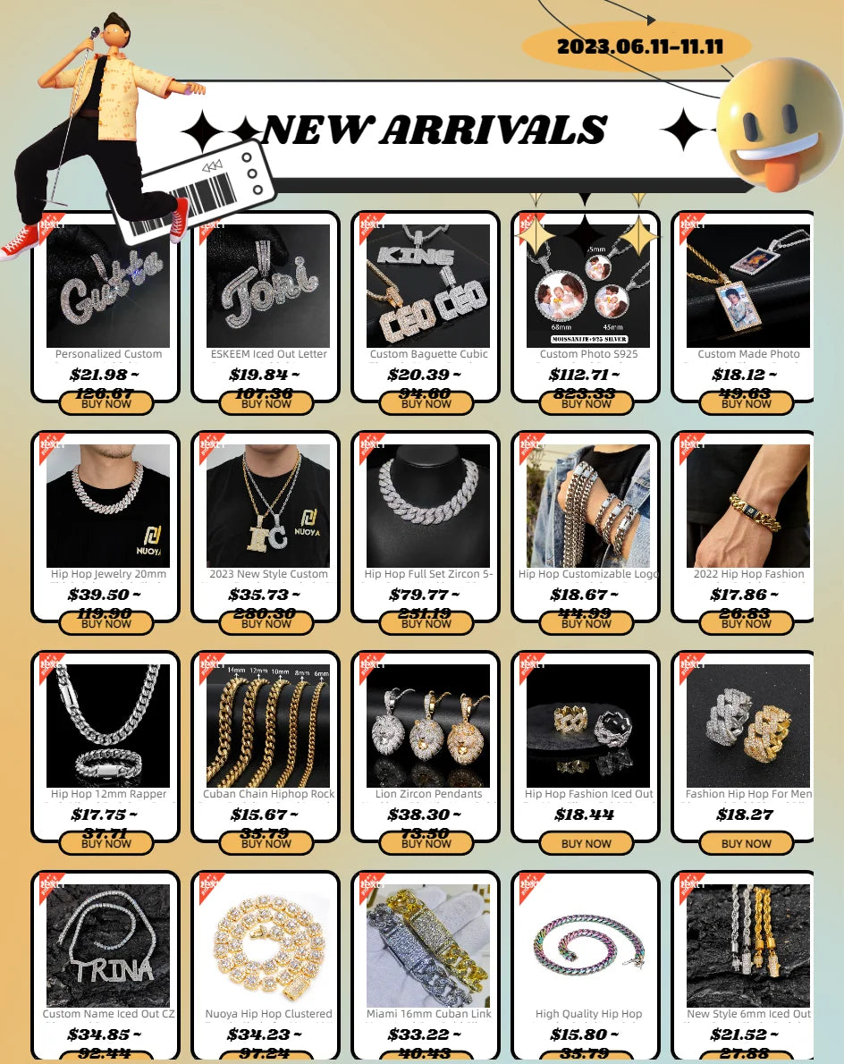 Hip Hop Jewelry 1 Row Iced Out Tennis Chain Bling CZ Men Diamond Cubic Zirconia Choker Necklace Women Drop Shipping