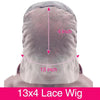 40 Inch Red Colored 13x6 Hd Lace Frontal Human Hair Wigs Pre Plucked 99J Burgundy Water Deep Wave Curly 30 36 40 Inch 13x4 Lace Front Wig For Women