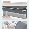 Babybett Babywiege Neugeborenen Beistellbett Tragbares Reisebett mit Moskitonetz Schlafwiege Baby Schaukelbett