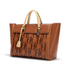 CHCH Mode Retro Print Bucket Bag Reise Party Bankett Umhängetasche Luxus Klassiker 2024 Winter Damen Große Kapazität Handtasche