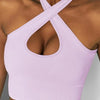 LANTECH Sports Bra Yoga Sportswear Joggings Running Top Training Women Fitness Gym Bra Seamless Workout Activewear Push Up